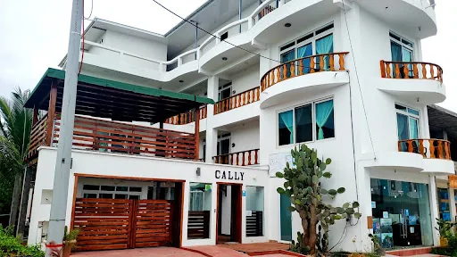 Hotel Cally en Puerto Villamil, Ecuador